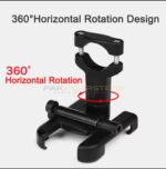 360 DEGREE ROTATION ADJUSTABLE MOTORCYCLE PHONE HOLDER (PH-01) - Image 4