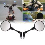 UNIVERSAL MOTORCYCLE SIDE MIRROR ANTI-FALL FOLDING ROUND REAR VIEW MIRROR - Image 7