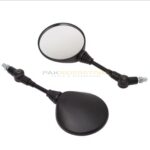 UNIVERSAL MOTORCYCLE SIDE MIRROR ANTI-FALL FOLDING ROUND REAR VIEW MIRROR - Image 4