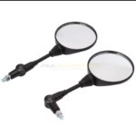 UNIVERSAL MOTORCYCLE SIDE MIRROR ANTI-FALL FOLDING ROUND REAR VIEW MIRROR - Image 5