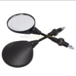 UNIVERSAL MOTORCYCLE SIDE MIRROR ANTI-FALL FOLDING ROUND REAR VIEW MIRROR