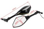 LED TURN SIGNAL INDICATOR MOTORCYCLE SIDE REAR VIEW MIRROR - Image 8