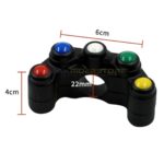 5 IN 1 FIVE-POSITION FIVE-COLOR ABS MULTI-FUNCTION HANDLEBAR SWITCH - Image 6