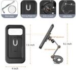 ADJUSTABLE 360° SWIVEL ROTATION MOTORCYCLE MOBILE HOLDER UNIVERSAL - TOUCH SCREEN CASES - Image 4