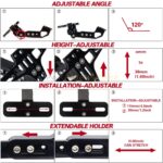 ADJUSTABLE CNC ALUMINUM TAIL TIDY (NUMBER PLATE BRACKET WITH LED LIGHT) - Image 6