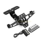 ADJUSTABLE CNC ALUMINUM TAIL TIDY (NUMBER PLATE BRACKET WITH LED LIGHT) - Image 5