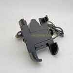 360 DEGREE ROTATION ADJUSTABLE MOTORCYCLE PHONE HOLDER WITH CHARGER (PH-02) - Image 2