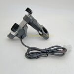 360 DEGREE ROTATION ADJUSTABLE MOTORCYCLE PHONE HOLDER WITH CHARGER (PH-02) - Image 3