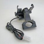360 DEGREE ROTATION ADJUSTABLE MOTORCYCLE PHONE HOLDER WITH CHARGER (PH-02) - Image 4