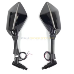 UNIVERSAL  MOTORCYCLE SIDE REAR VIEW MIRROR WITH LED - Image 3