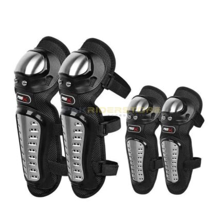 PRO X MOTORCYCLE PROTECTIVE GEAR SET - KNEE ELBOW PADS FOUR-PIECE