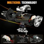 SUPER BRIGHT H4 LED PROJECTOR LENS - Image 5