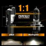 SUPER BRIGHT H4 LED PROJECTOR LENS - Image 4