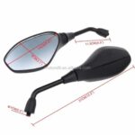 Universal Motorcycle Rear View Mirrors - Image 3